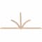 Ekena Millwork Redmond Smooth Timber Gable Bracket, Douglas Fir, 96"W x 56"H x 1 1/2"D x 3 1/2"F, 14/12 Pitch GBW096X56X0204RED00SDF - alternate 4